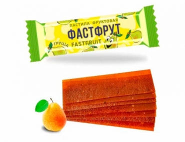 ПАСТИЛА ФРУКТОВАЯ FASTFRUIT (ФАСТФРУТ) ГРУША
